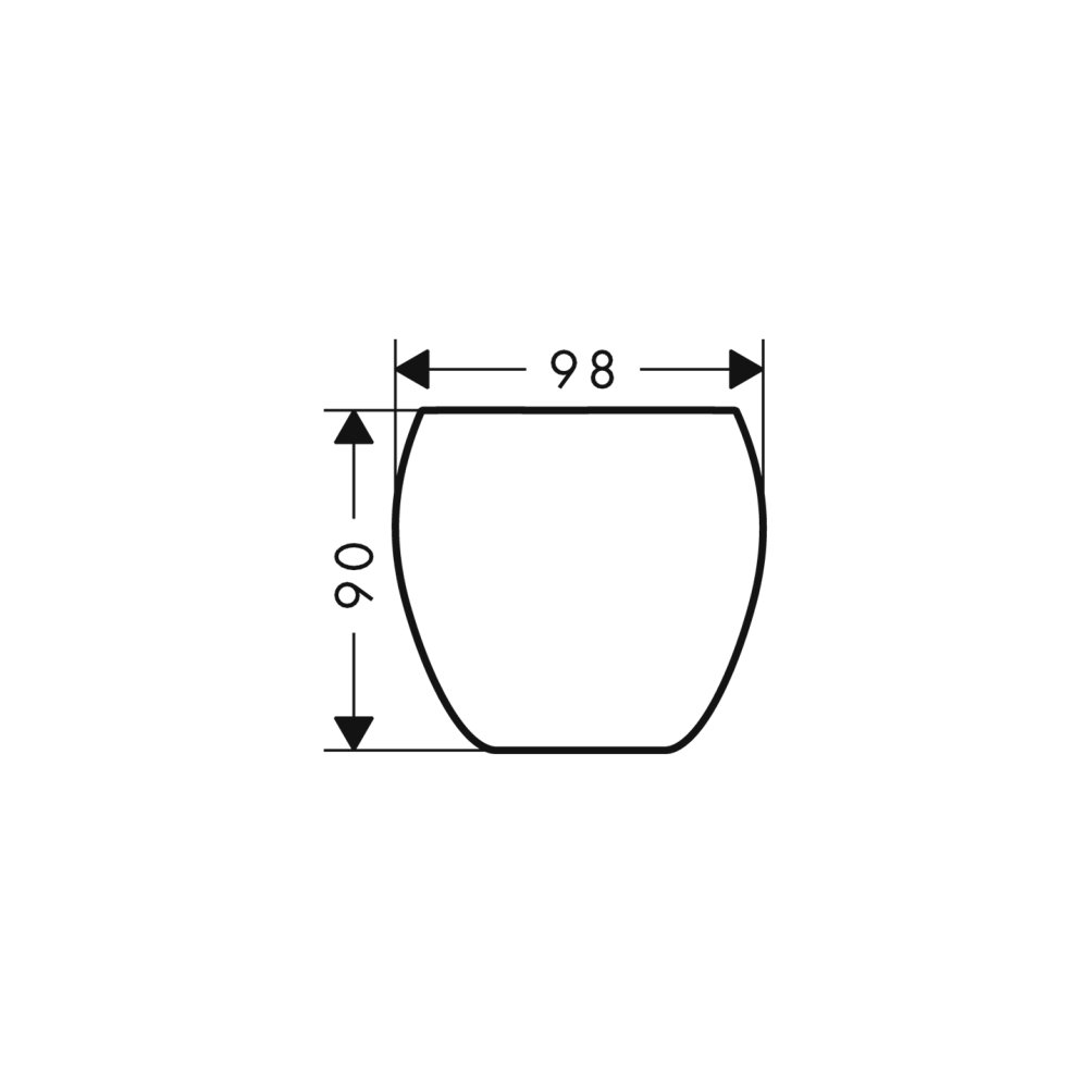 Стаканчик для зубных щеток AXOR Urquiola хром  42234000