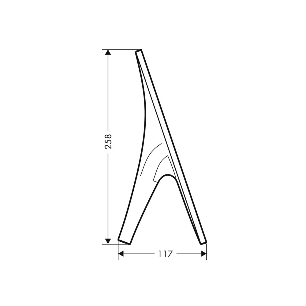 Зеркало AXOR Massaud хром  42240000