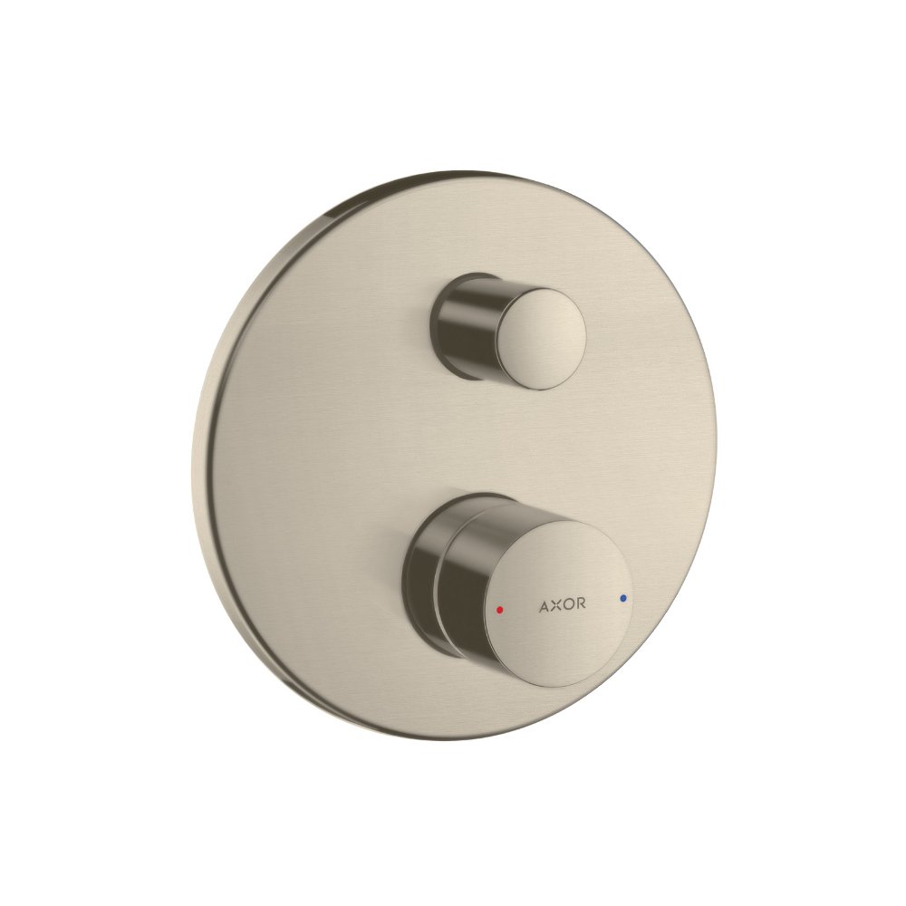 Смеситель для ванны AXOR Uno с рукояткой zero для скрытого монтажа шлифованный никель  45405820