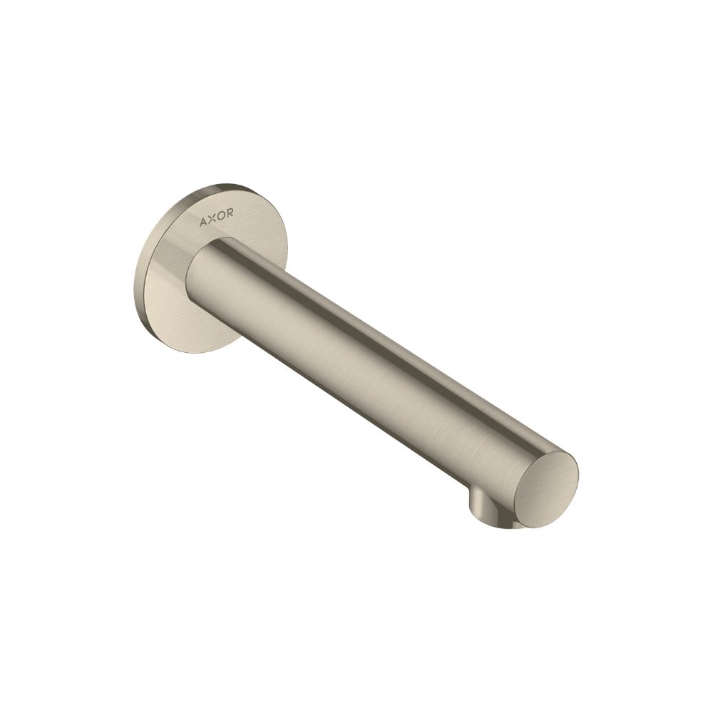 Излив на ванну AXOR Uno шлифованный никель 175 мм прямой формы  45410820