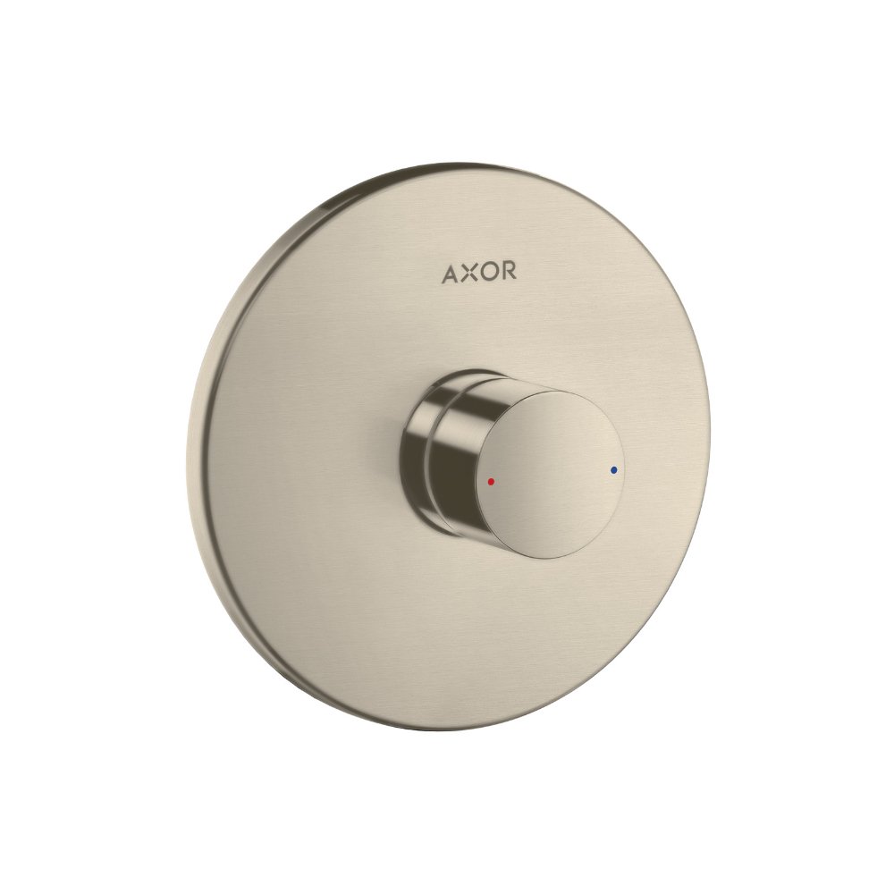 Смеситель для душа AXOR Uno с рукояткой Zero для скрытого монтажа шлифованный никель  45605820