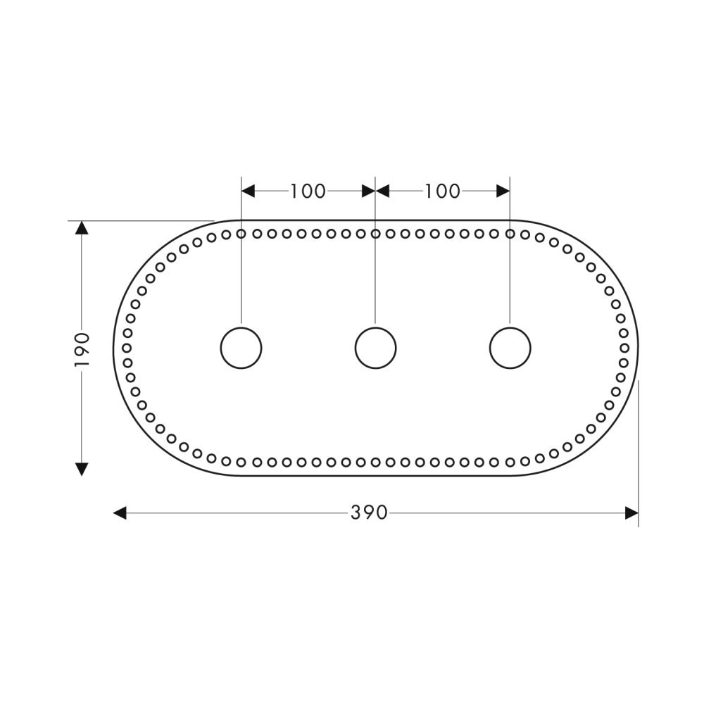 Установочный комплект AXOR ShowerSolutions  96383000