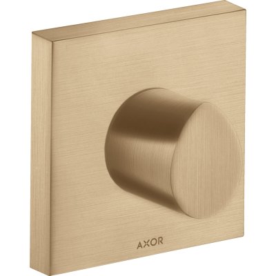 Запорный вентиль Axor Starck Organic, 120/120, скрытого монтажа, 12771140, шлифованная бронза