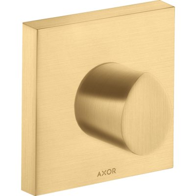 Запорный вентиль Axor Starck Organic, 120/120, скрытого монтажа, 12771250, шлифованное золото
