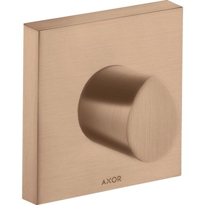 Запорный вентиль Axor Starck Organic, 120/120, скрытого монтажа, 12771310, шлифованное красное золото