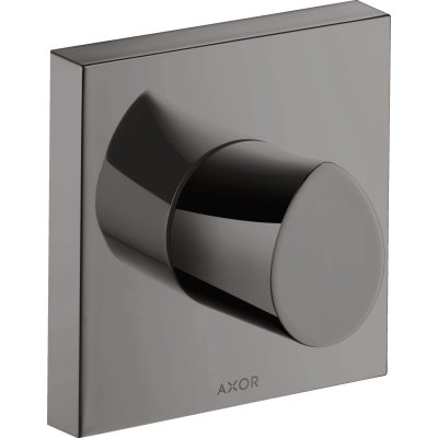 Запорный вентиль Axor Starck Organic, 120/120, скрытого монтажа, 12771330, полированный черный хром 