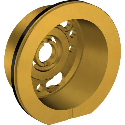 Удлинение 25 мм Axor One, для скрытой части настенного смесителя, для раковины, Select, 13609000, хром