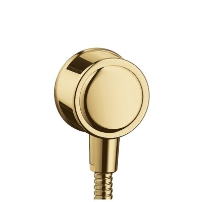 Шланговое подсоединение Fixfit Axor Montreux, с клапаном обратного тока, 16884130, полированная бронза