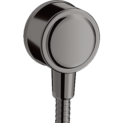 Шланговое подсоединение Fixfit Axor Montreux, с клапаном обратного тока, 16884330, полированный черный хром 