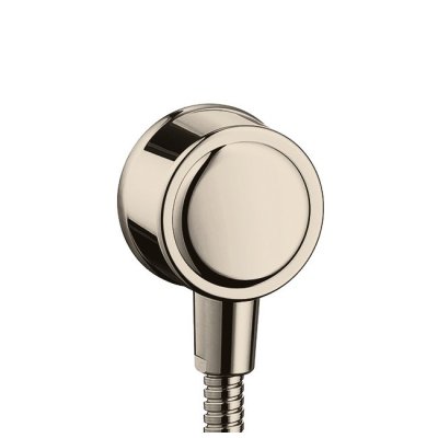 Шланговое подсоединение Fixfit Axor Montreux, с клапаном обратного тока, 16884830, полированный никель