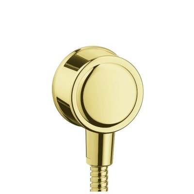 Шланговое подсоединение Fixfit Axor Montreux, с клапаном обратного тока, 16884930, полированная медь