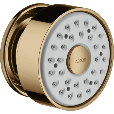 Боковая форсунка душа Axor, 1 jet, круглая, 28464130, полированная бронза