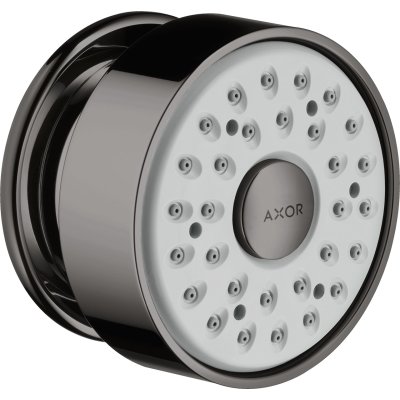Боковая форсунка душа Axor, 1 jet, круглая, 28464330, полированный черный хром 