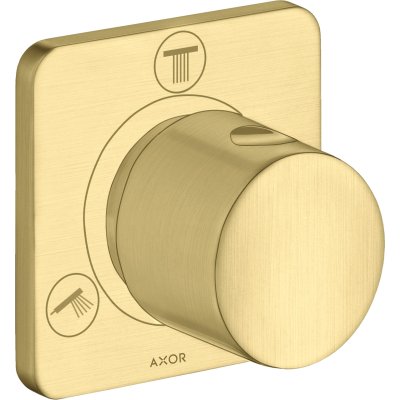 Запорный/переключающий вентиль Trio/Quattro Axor Citterio M, скрытого монтажа, 34920950, шлифованная медь