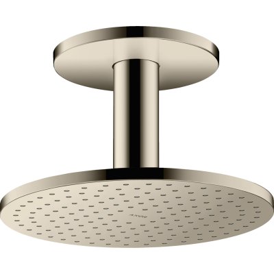 Верхний душ Axor ShowerSolutions, с потолочным подсоединением, 250 мм, 2 jet, 35297830, полированный никель