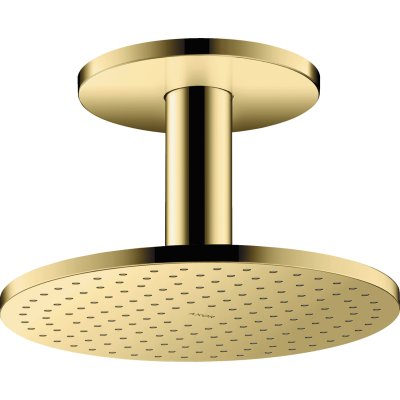 Верхний душ Axor ShowerSolutions, с потолочным подсоединением, 250 мм, 2 jet, 35297930, полированная медь