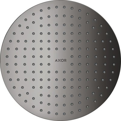 Верхний душ Axor ShowerSolutions, потолочный монтаж, 250 мм, 2 jet, 35298330, полированный черный хром 