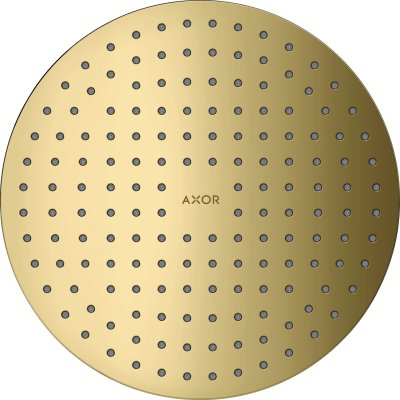 Верхний душ Axor ShowerSolutions, потолочный монтаж, 250 мм, 2 jet, 35298930, полированная медь