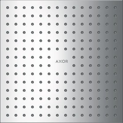 Верхний душ Axor ShowerSolutions, потолочный монтаж, 250x250 мм, 2 jet, 35313000, хром