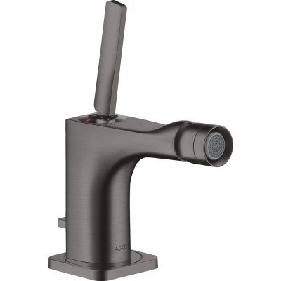 Смеситель для биде Axor Citterio E, однорычажный, 36120340, шлифованный черный хром 