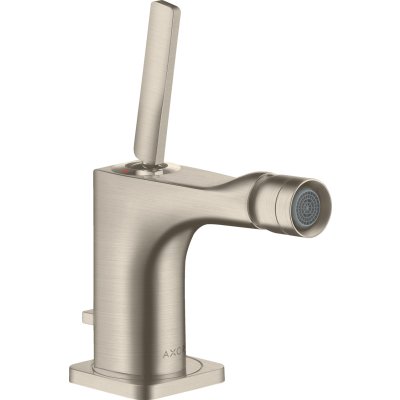 Смеситель для биде Axor Citterio E, однорычажный, 36120820, шлифованный никель