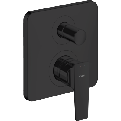 Смеситель для ванны Axor Citterio E, однорычажный, скрытого монтажа, 36455670, матовый черный