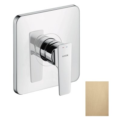 Смеситель для душа Axor Citterio E, однорычажный, скрытого монтажа, 36655140, шлифованная бронза