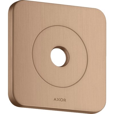 Настенная/потолочная панель Axor Citterio E, 12x12 см, 36725310, шлифованное красное золото