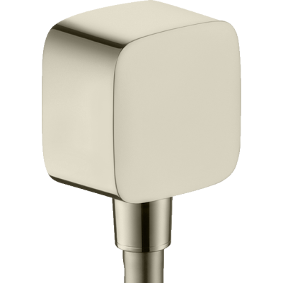 Шланговое подсоединение Axor ShowerSolutions, softsquare, 36731830, полированный никель