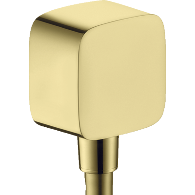 Шланговое подсоединение Axor ShowerSolutions, softsquare, 36731990, полированное золото
