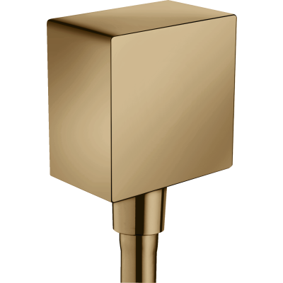 Шланговое подсоединение Axor ShowerSolutions, квадратное, 36732130, полированная бронза