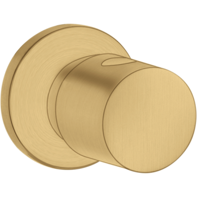  Запорный вентиль Axor Uno, скрытого монтажа, 38976250, шлифованное золото