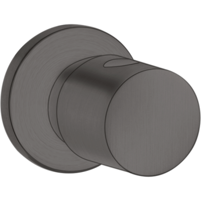  Запорный вентиль Axor Uno, скрытого монтажа, 38976340, шлифованный черный хром 