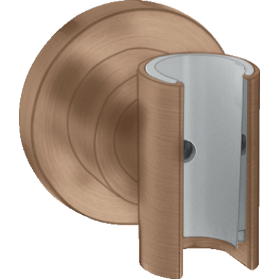 Держатель ручного душа Axor Citterio, круглый, 39525310, шлифованное красное золото