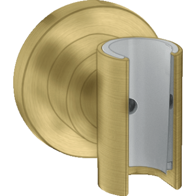 Держатель ручного душа Axor Citterio, круглый, 39525950, шлифованная медь