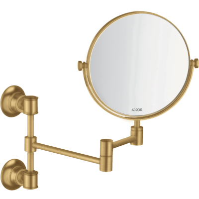 Зеркало косметическое Axor Montreux, 42090250, шлифованное золото