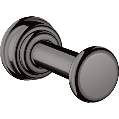 Крючок для полотенца Axor Montreux, одинарный, 42137330, полированный черный хром 