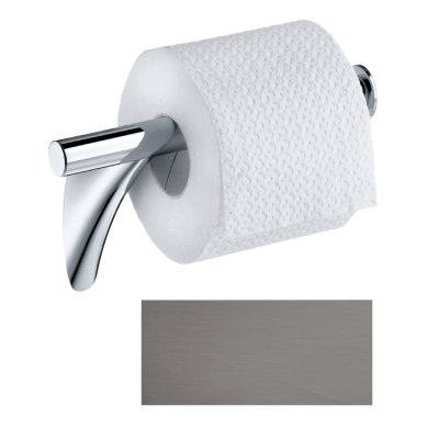 Держатель туалетной бумаги Axor Massaud, 42236340, шлифованный черный хром 