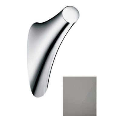 Крючок для полотенца Axor Massaud, одинарный, 42237330, полированный черный хром 