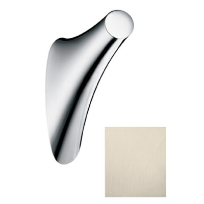 Крючок для полотенца Axor Massaud, одинарный, 42237820, шлифованный никель