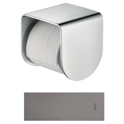 Держатель туалетной бумаги Axor Urquiola, 42436340, шлифованный черный хром 