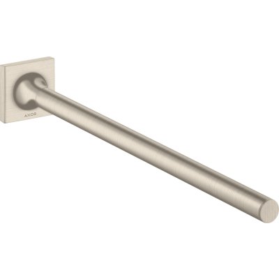 Полотенцедержатель Axor Starck Organic, 420 мм, 42720820, шлифованный никель