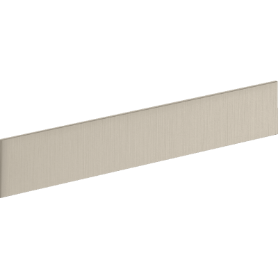 Декоративная панель-накладка на полку Axor Universal SoftSquare, 150 мм, 42890820, шлифованный никель