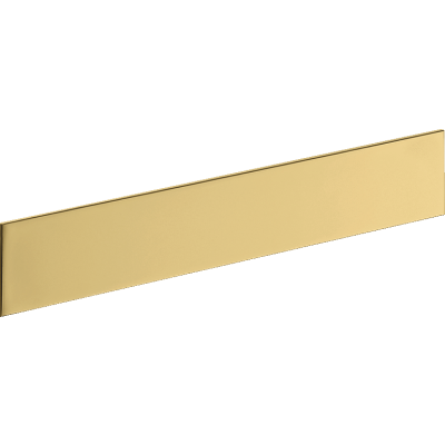 Декоративная панель-накладка на полку Axor Universal SoftSquare, 150 мм, 42890990, полированное золото