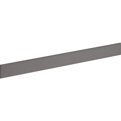 Декоративная панель-накладка на полку Axor Universal SoftSquare, 300 мм, 42891340, шлифованный черный хром 