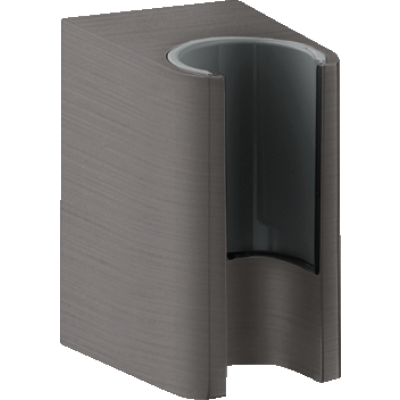 Держатель ручного душа Axor One, 45721340, шлифованный черный хром 