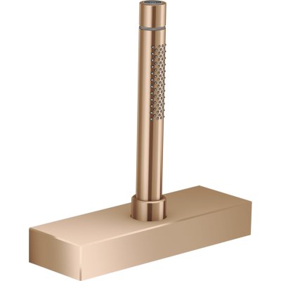 Набор для  душа Axor Edge, на край ванны, 46470300, полированное красное золото 