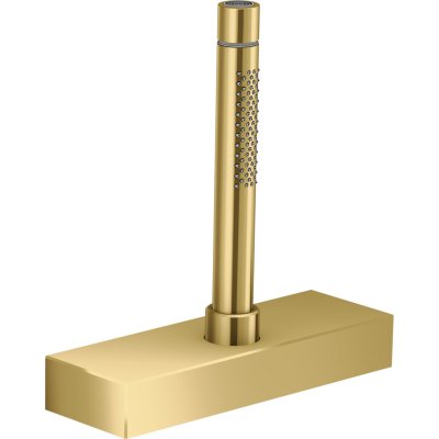 Набор для  душа Axor Edge, на край ванны, 46470990, полированное золото