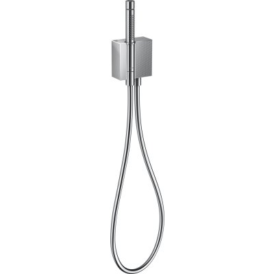 Porter-набор Axor Edge, с ручным душем 2jet и душевым шлангом, с алмазной огранкой, 46521830, полированный никель