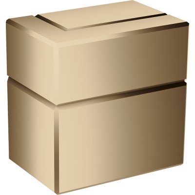 Запорный вентиль Axor Edge, скрытого монтажа, 46770130, полированная бронза